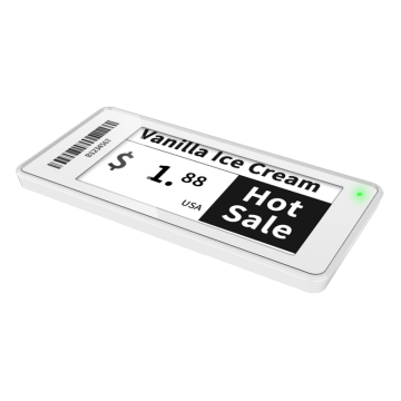 2.66 Inch Multi-language Freezer Digital Shelf Label Waterproof