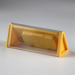 Transparent ESL box for bakery or deli area