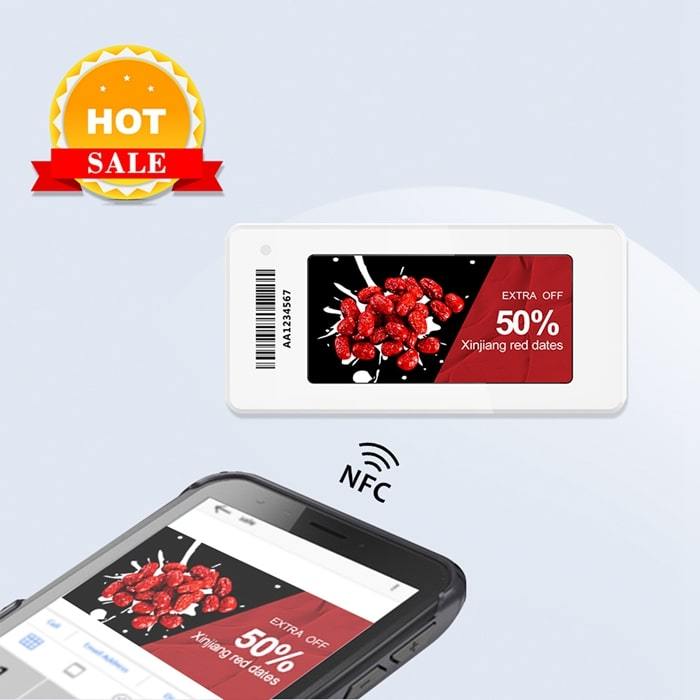 Mobile controlled E-ink Digital Label 2.13inch
