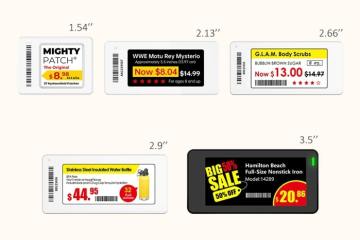 YalaTech released 4 color digital labels