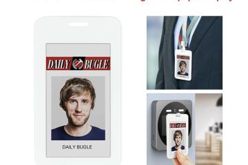 YalaTech released 3.7inch electronic badge with epaper display