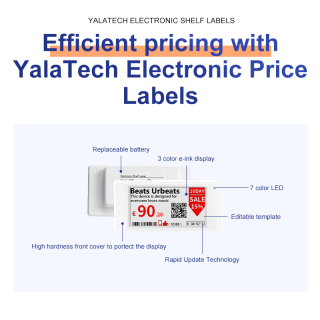 2.66 inch 3 color Electronic Shelf Label