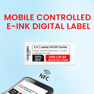 Mobile controlled E-ink Digital Label 2.13inch