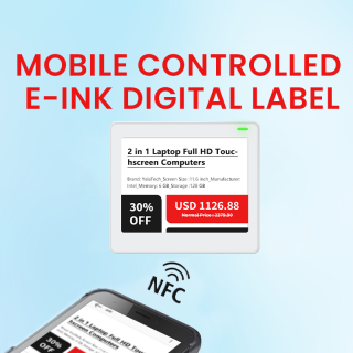 NFC digital label 7.5 Inch