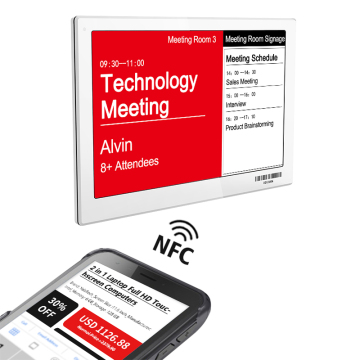 NFC digital label 7.5 Inch