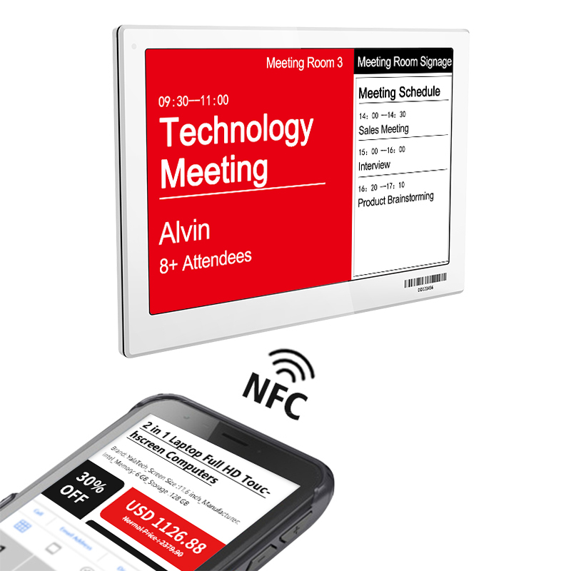 NFC digital label 7.5 Inch